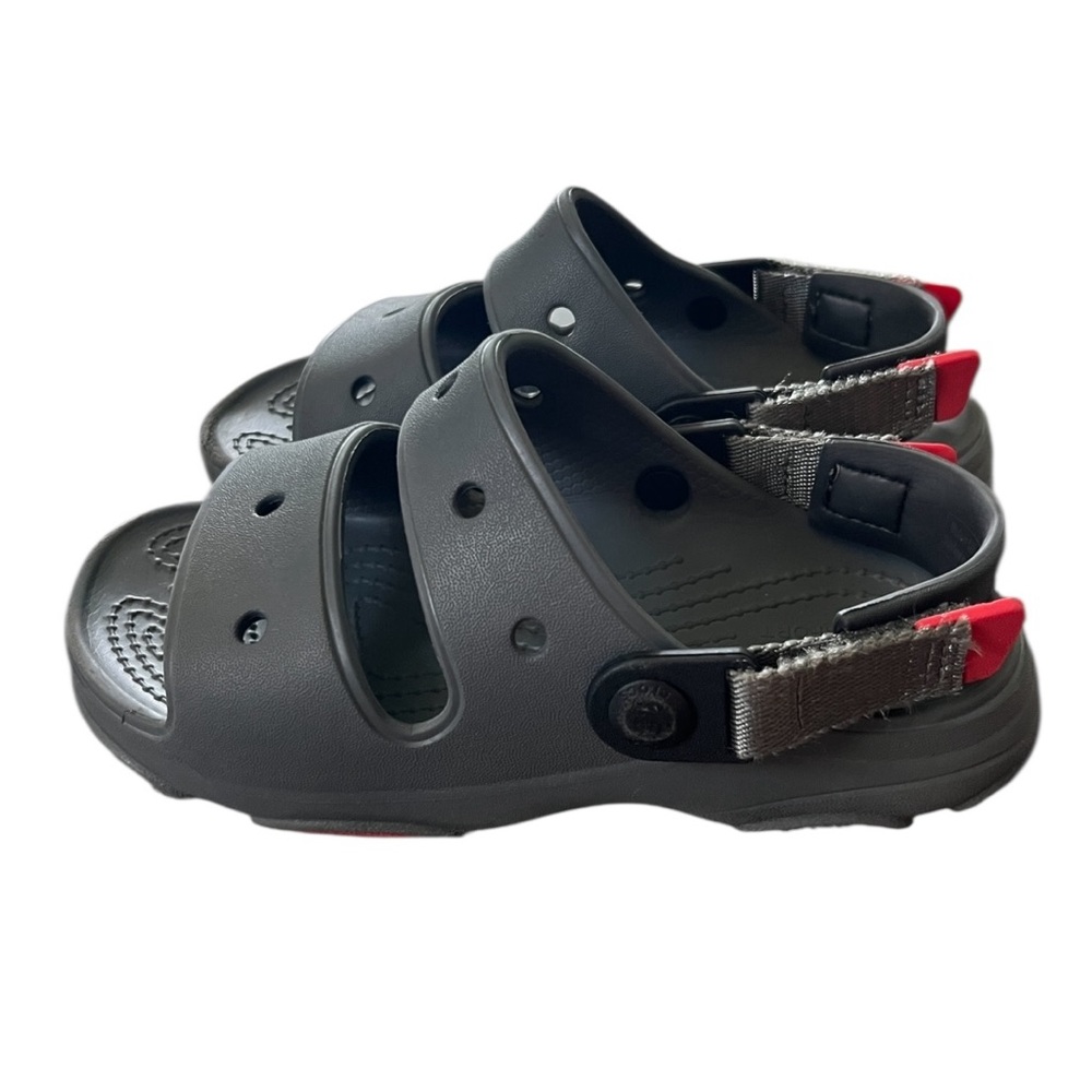 Crocs All Terrain Two Strap Junior Boys Outdoor Summer Beach Sandals Size J1